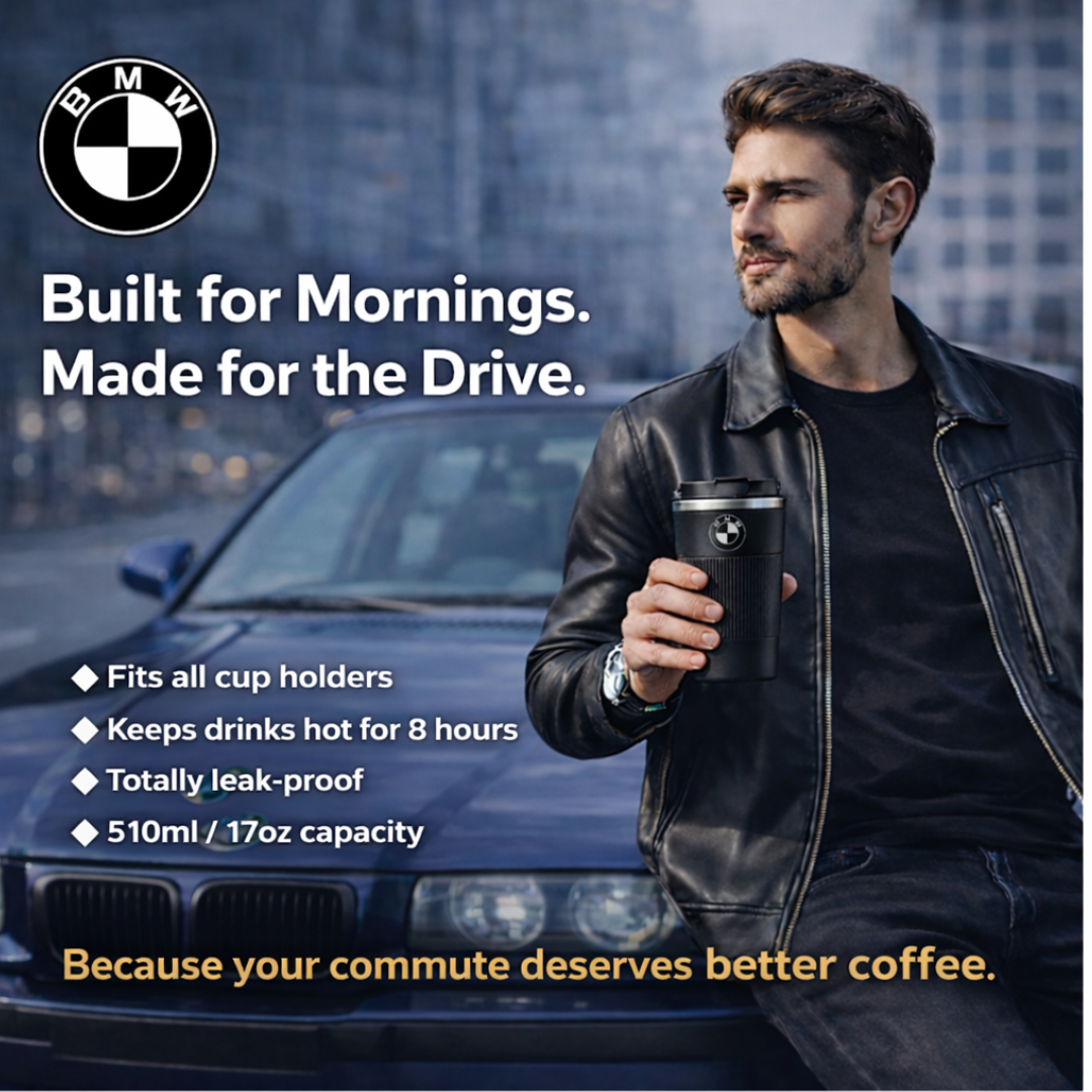 BMW Premium Stainless Steel Travel Mug