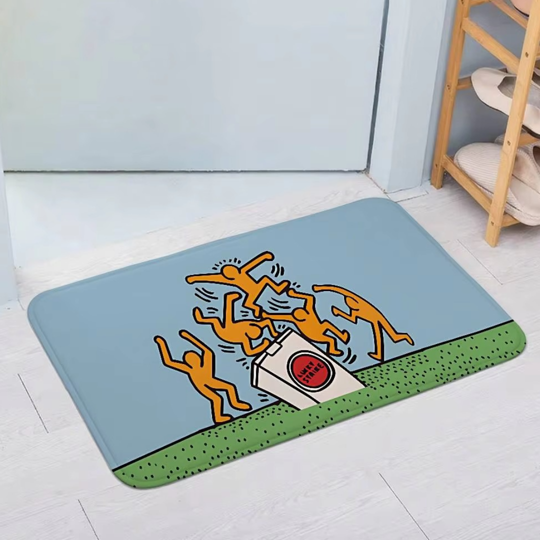 Keith Haring Floor Mat