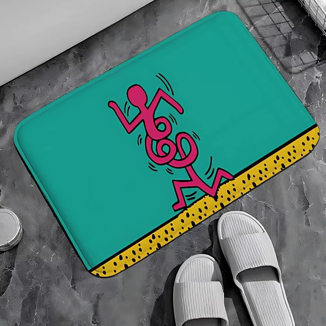 Keith Haring Floor Mat