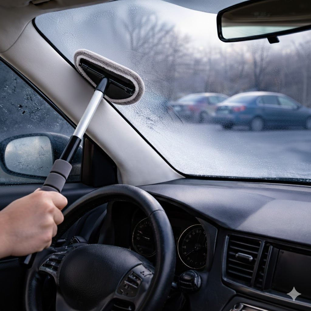 Telescopic Windshield Cleaner: The Ultimate Gap-Reach Tool