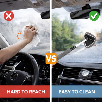 Telescopic Windshield Cleaner: The Ultimate Gap-Reach Tool
