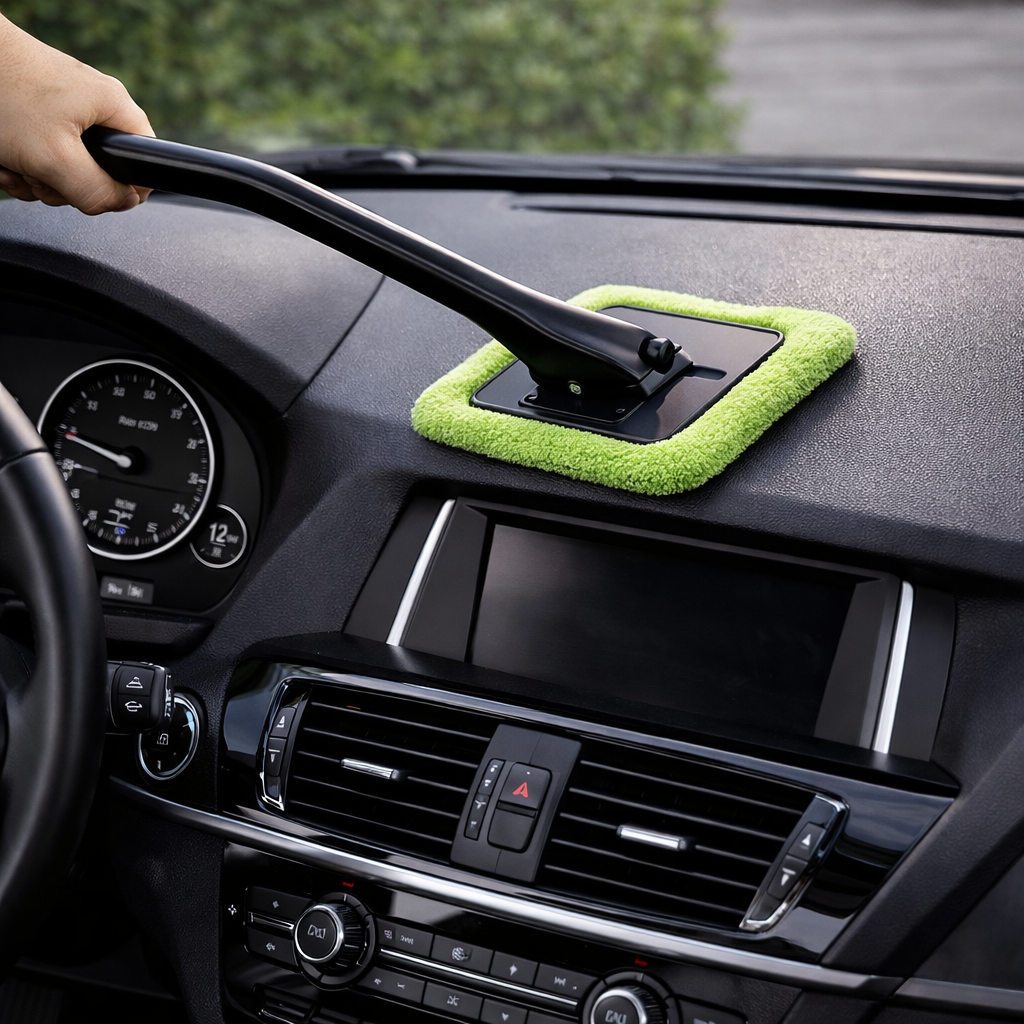 Long Handle Window Cleaning Microfiber Cloth