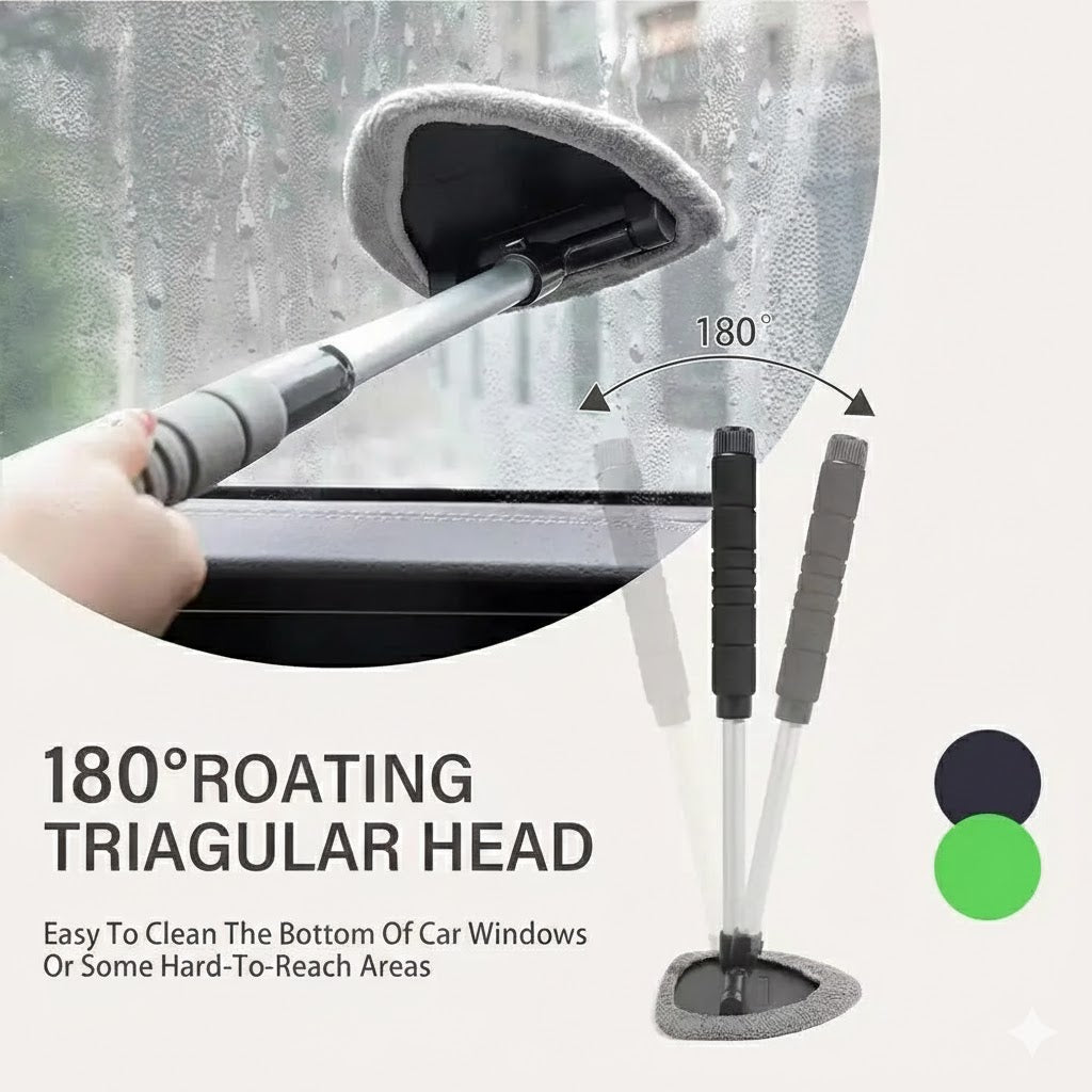 Telescopic Windshield Cleaner: The Ultimate Gap-Reach Tool