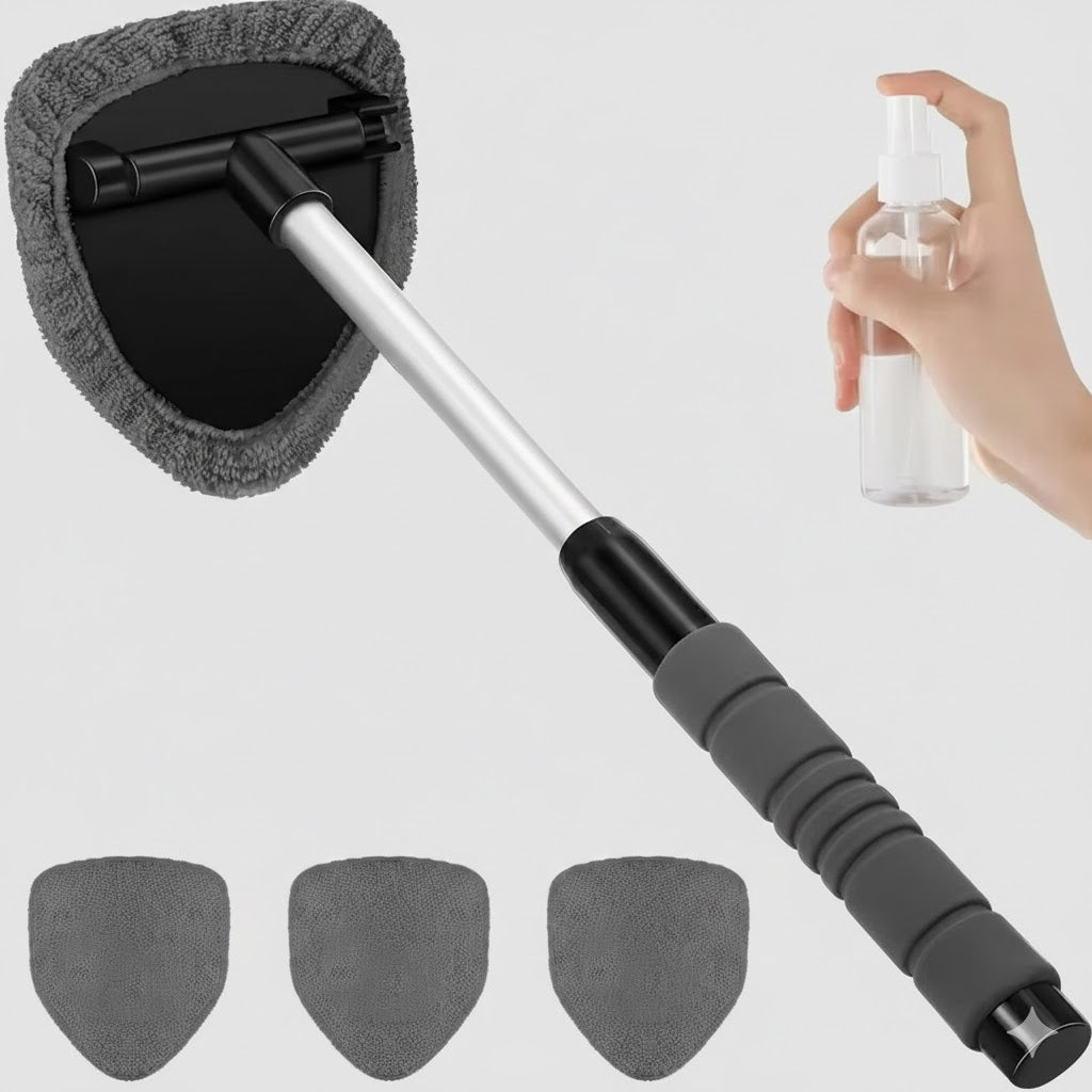 Telescopic Windshield Cleaner: The Ultimate Gap-Reach Tool